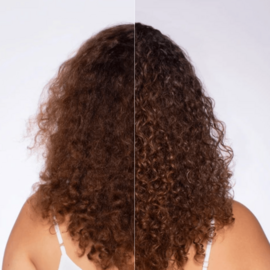 Olaplex vorher/nachher Vergleich braun