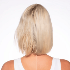Olaplex vorher/nachher Vergleich blond